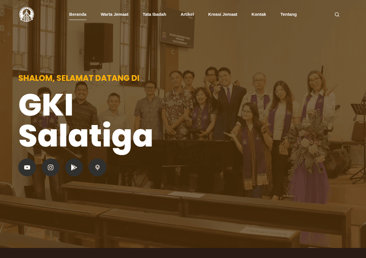 Screenshot of gkisalatiga.org