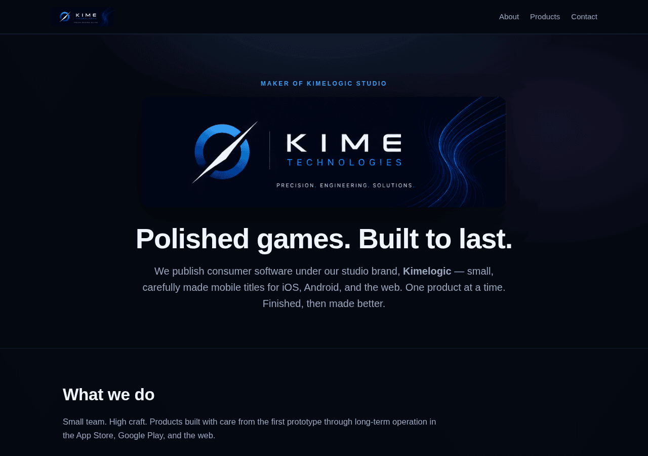 Screenshot of kimetech.com