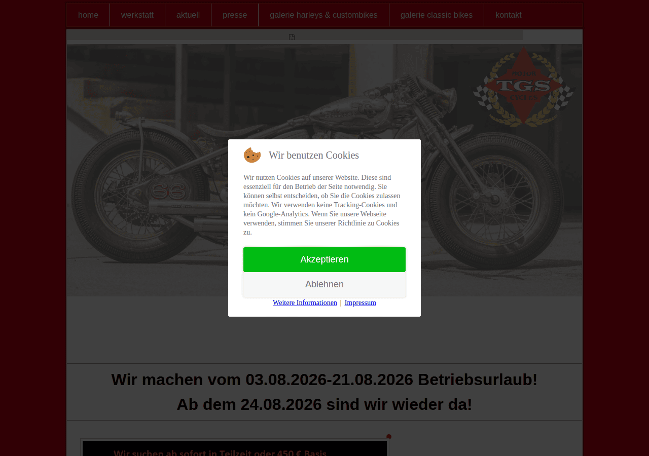 Screenshot of tgs-classic-bikes.de