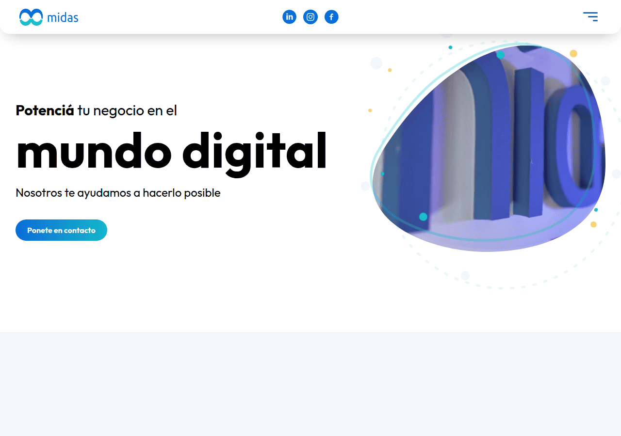 Screenshot of midasconsultores.com