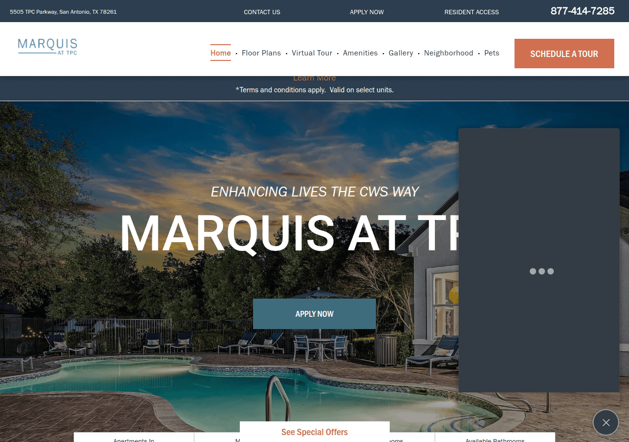 Screenshot of marquistpc.com