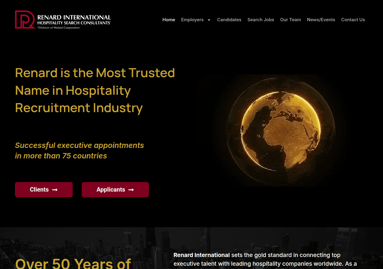 Screenshot of renardinternational.com