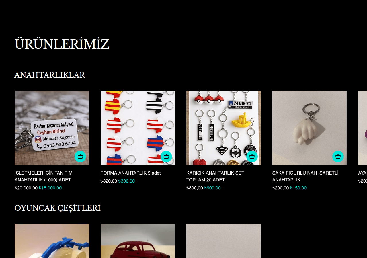 Screenshot of bartintasarimatolyesi.com