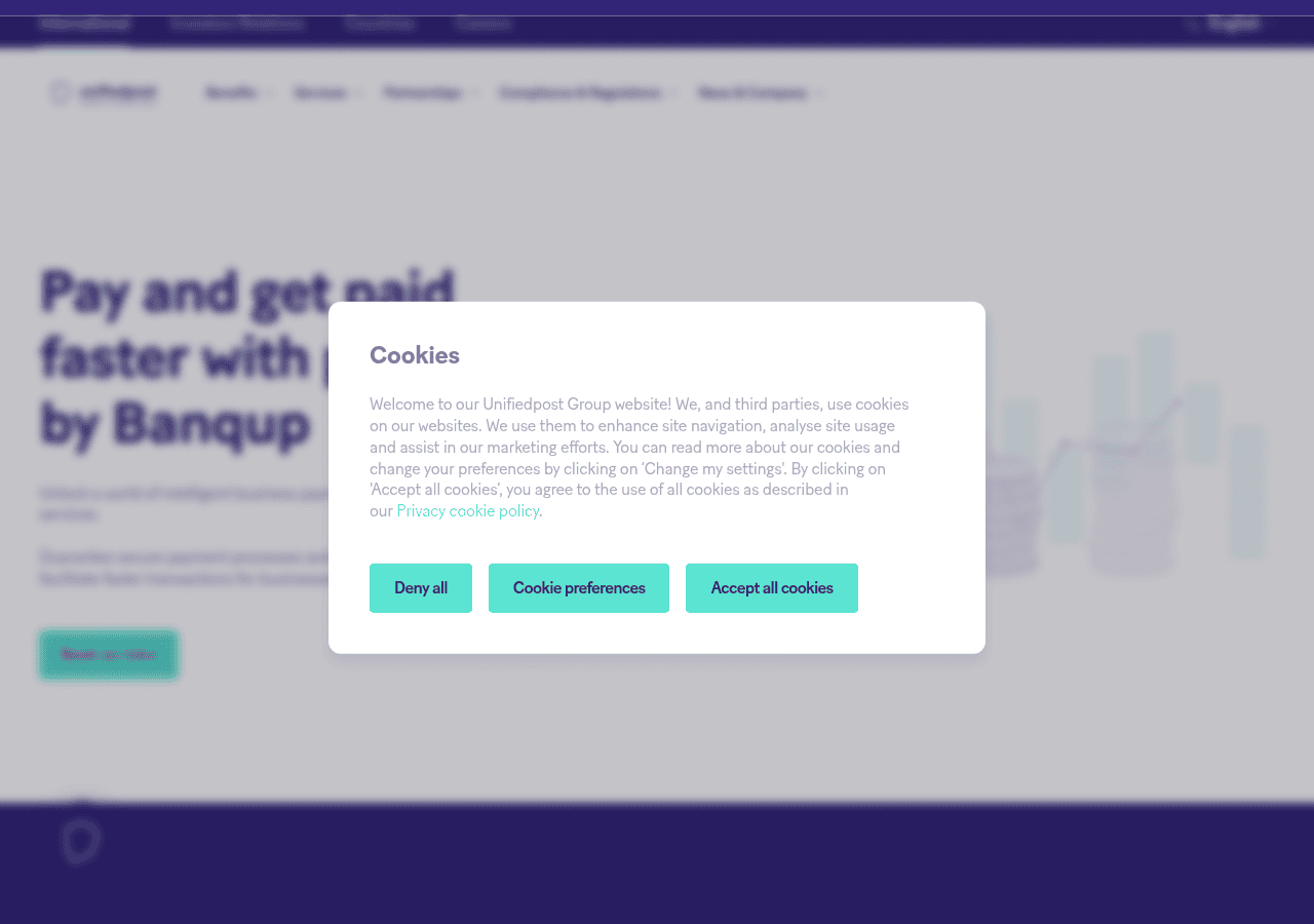 Screenshot of unifiedpostgroup.com