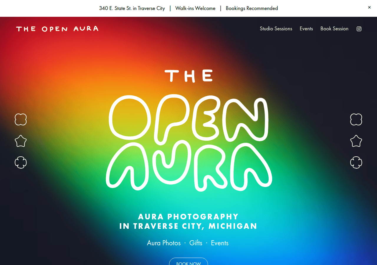 Screenshot of theopenaura.com