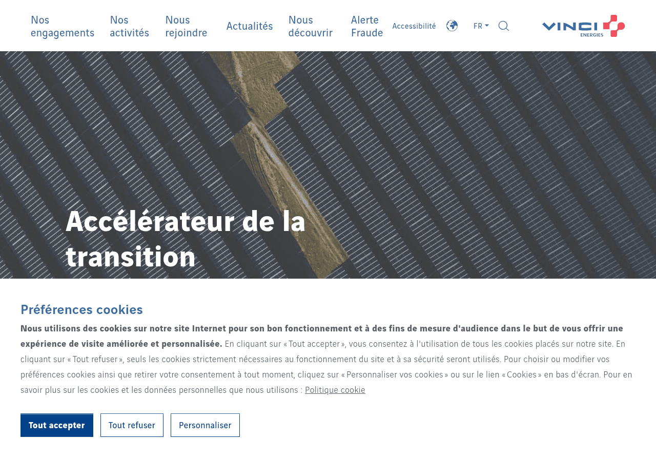 Screenshot of vinci-energies.com