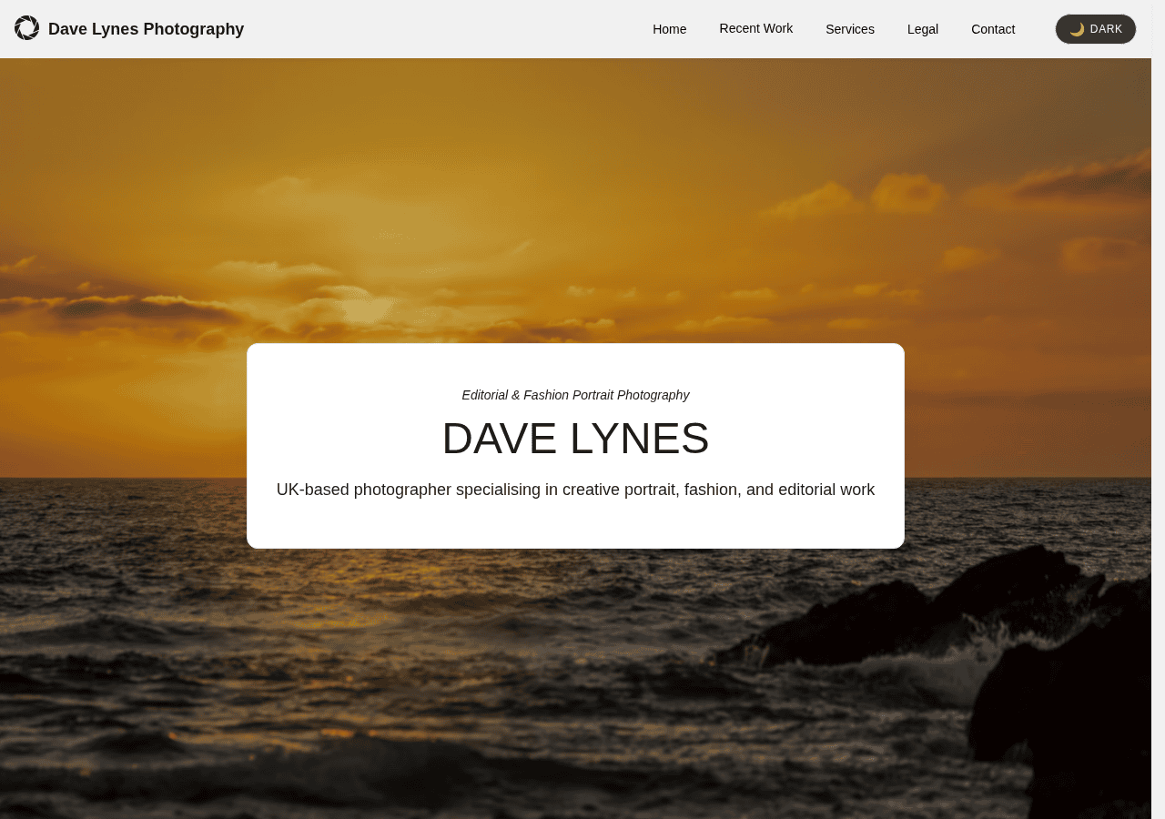 Screenshot of davelynes.com