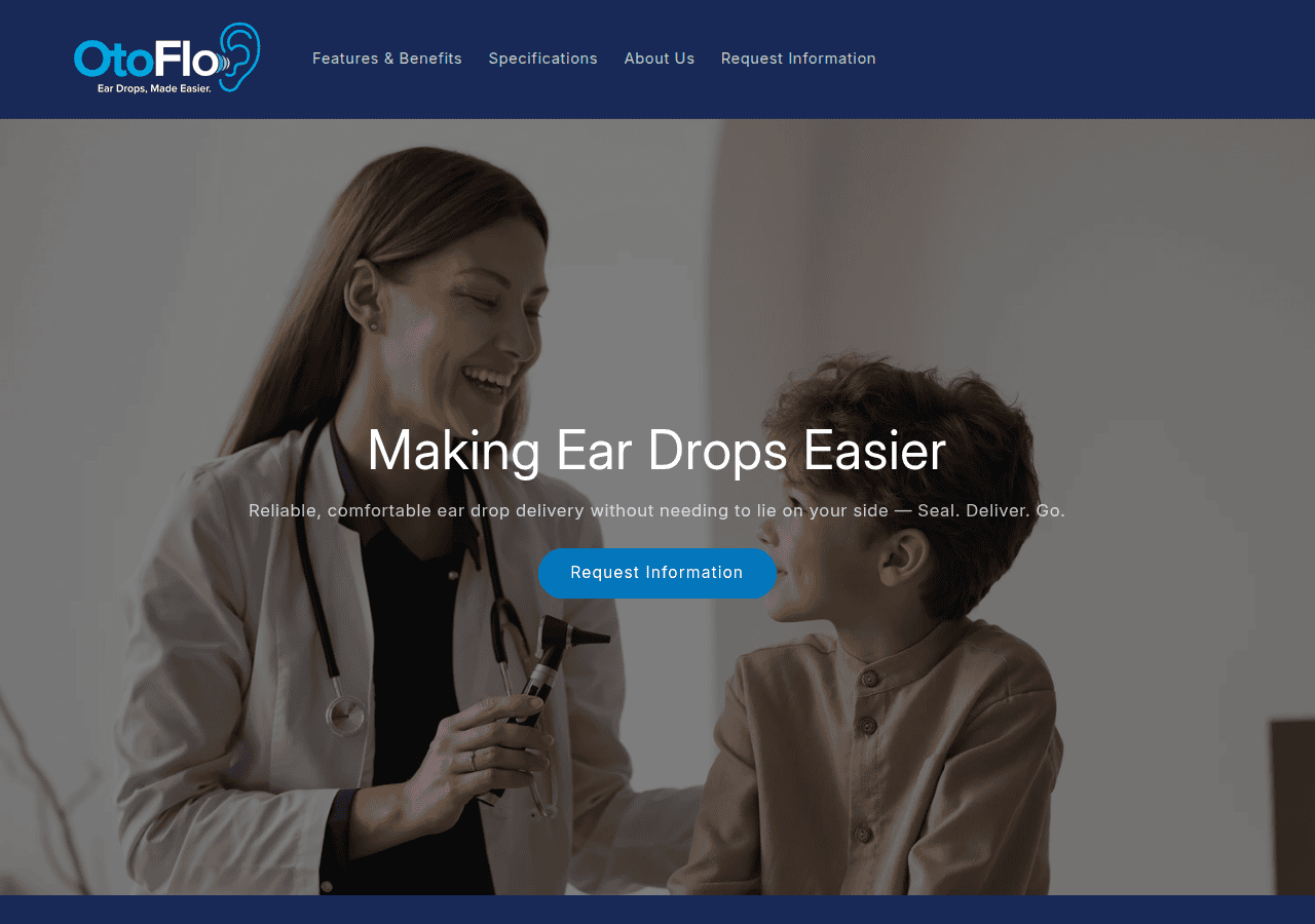 Screenshot of otoflo.co