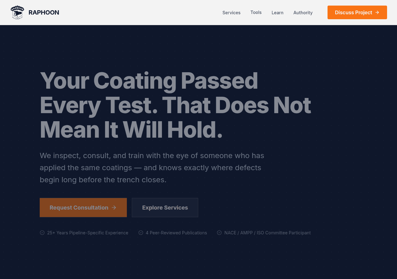 Screenshot of raphoon.com