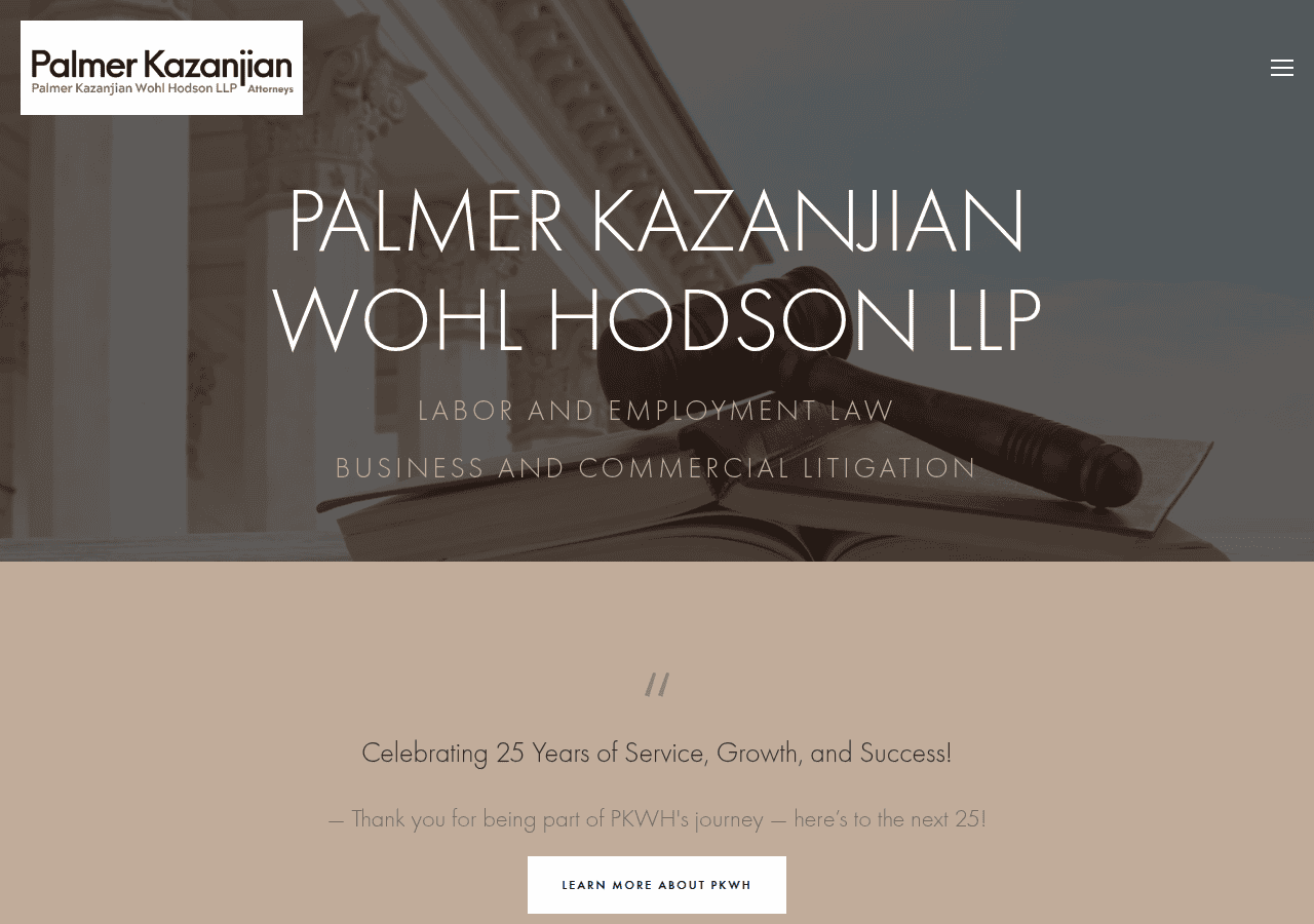 Screenshot of pkwhlaw.com