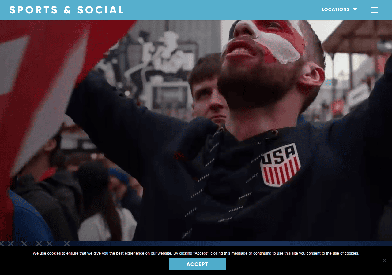 Screenshot of sportsandsocial.com