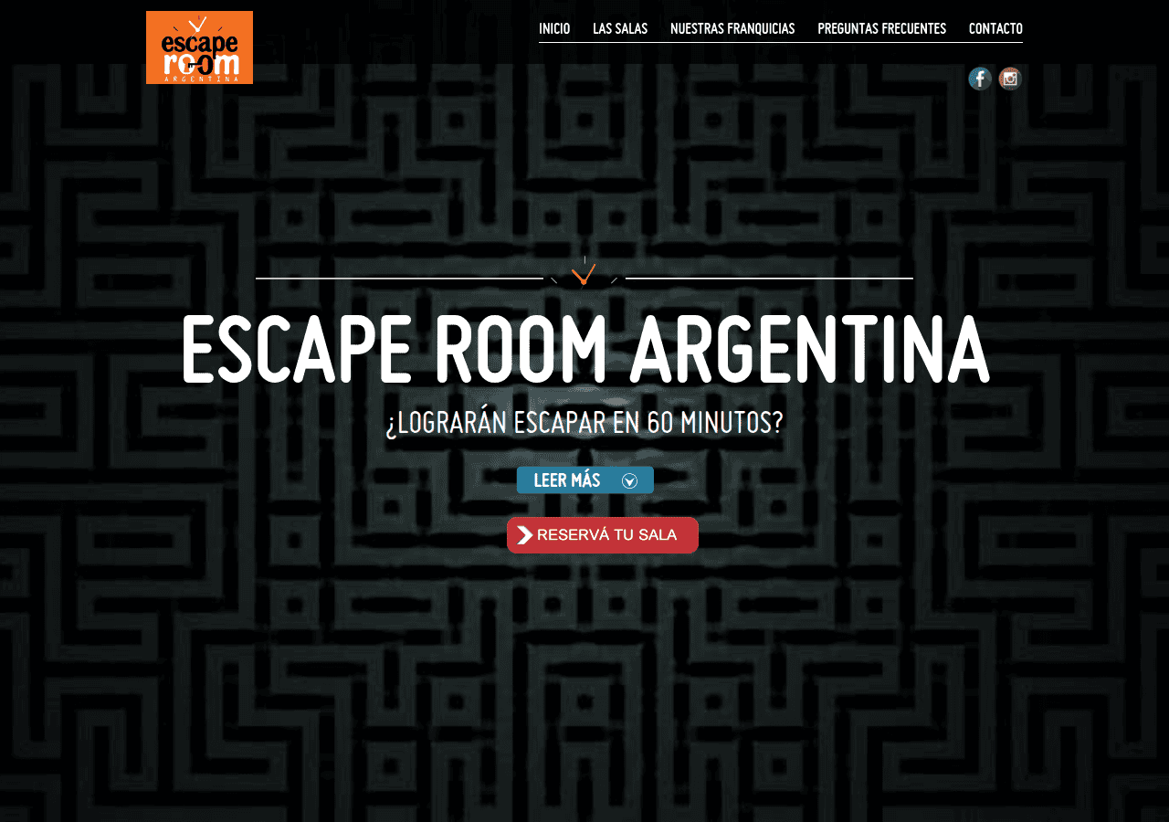 Screenshot of escaperoomargentina.com