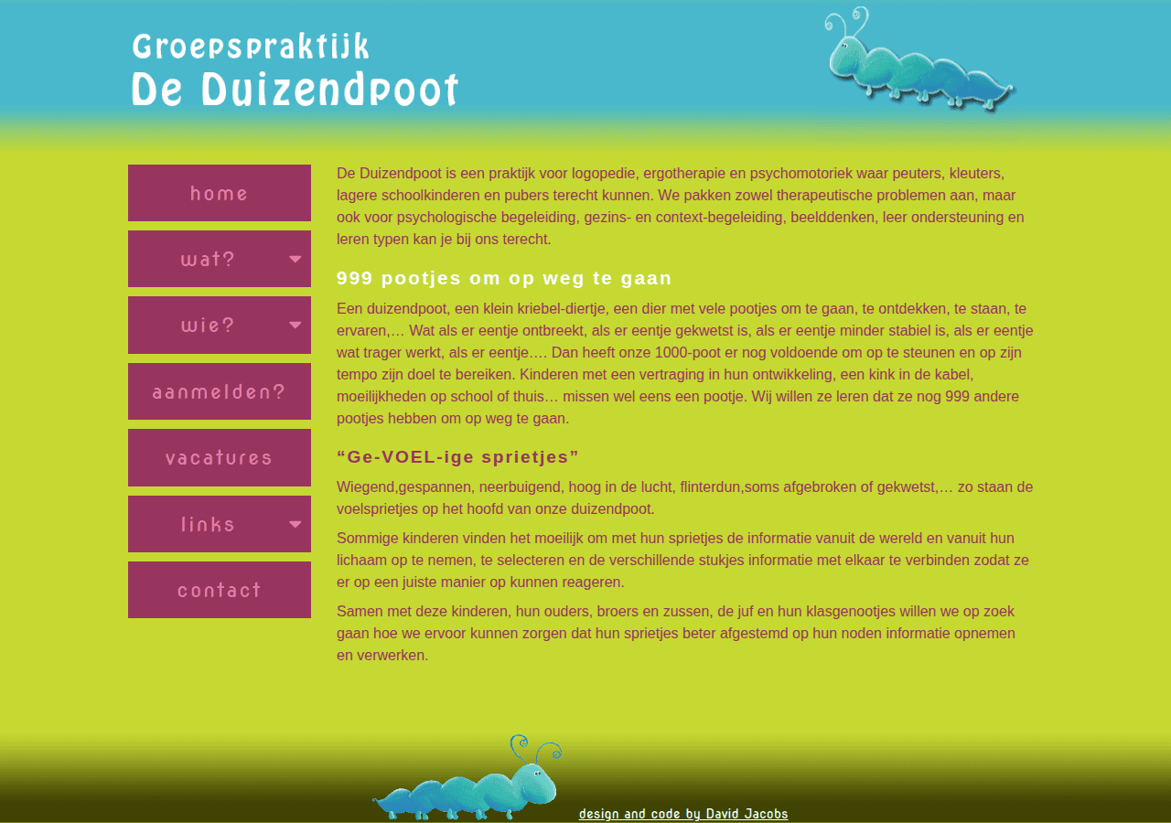 Screenshot of duizendpoot-hasselt.be