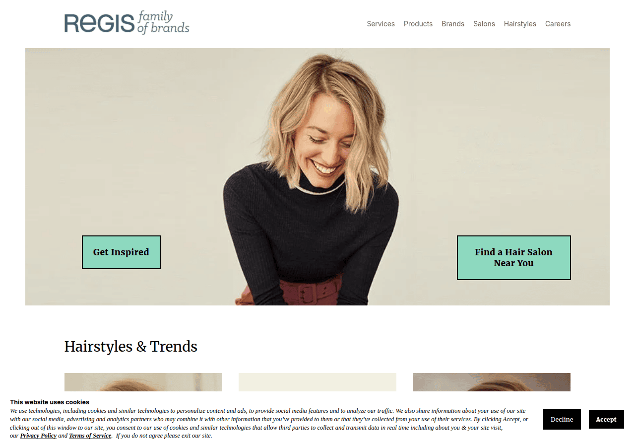 Screenshot of signaturestyle.com
