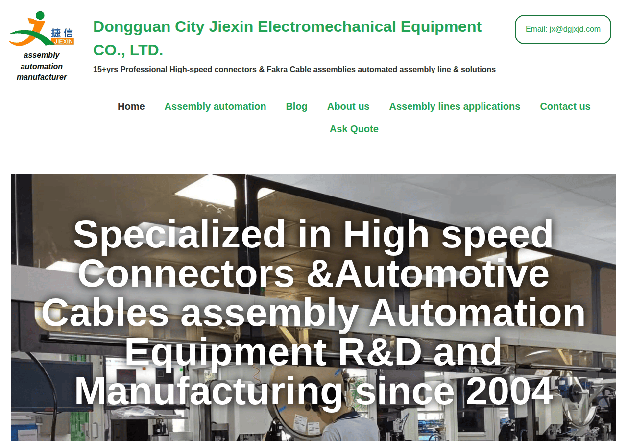 Screenshot of jxautomated.com