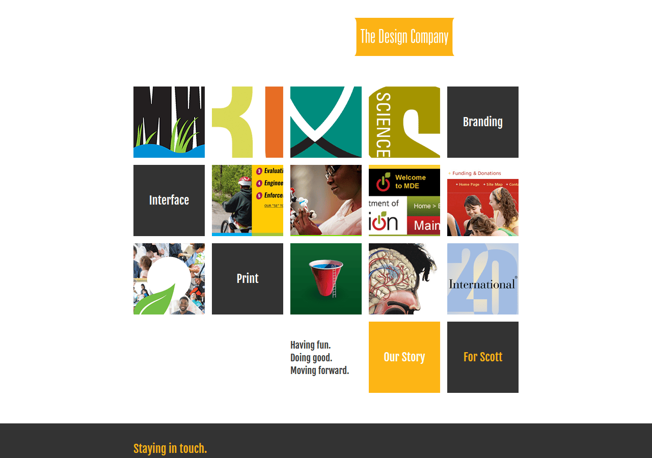 Screenshot of thedesigncompany.com