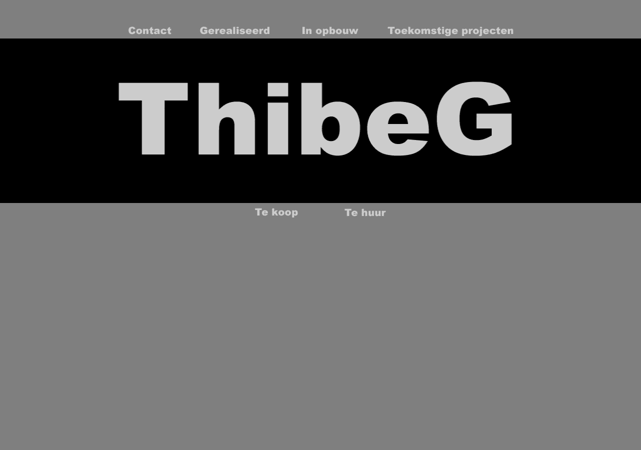 Screenshot of thibeg.be