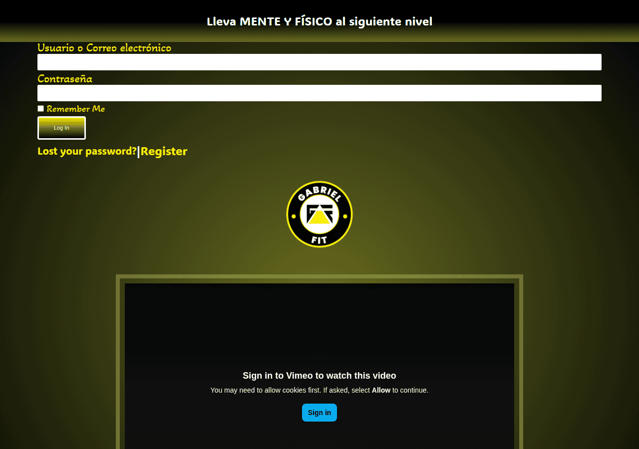 Screenshot of clubcarvajalfitness.com