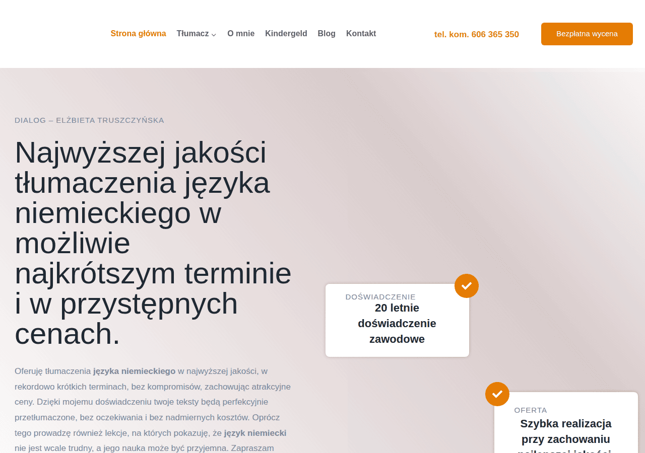 Screenshot of truszczynska.pl