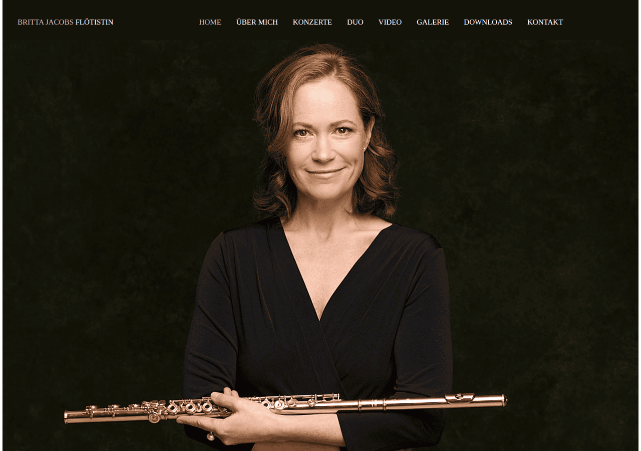 Screenshot of brittajacobs.com