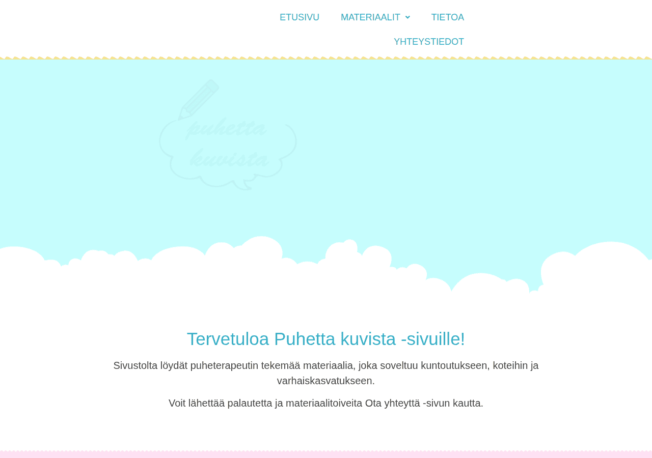 Screenshot of puhettakuvista.fi