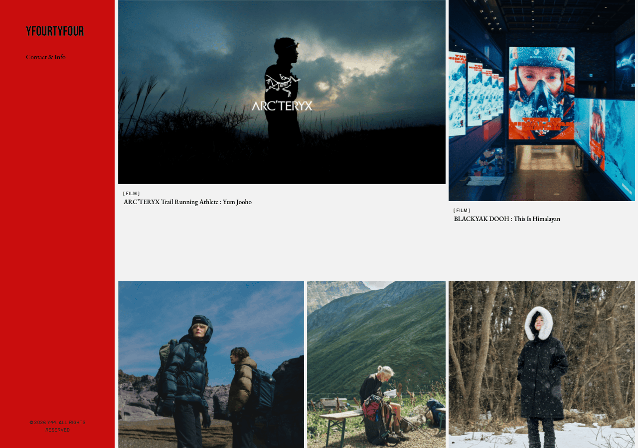 Screenshot of yfourtyfour.com