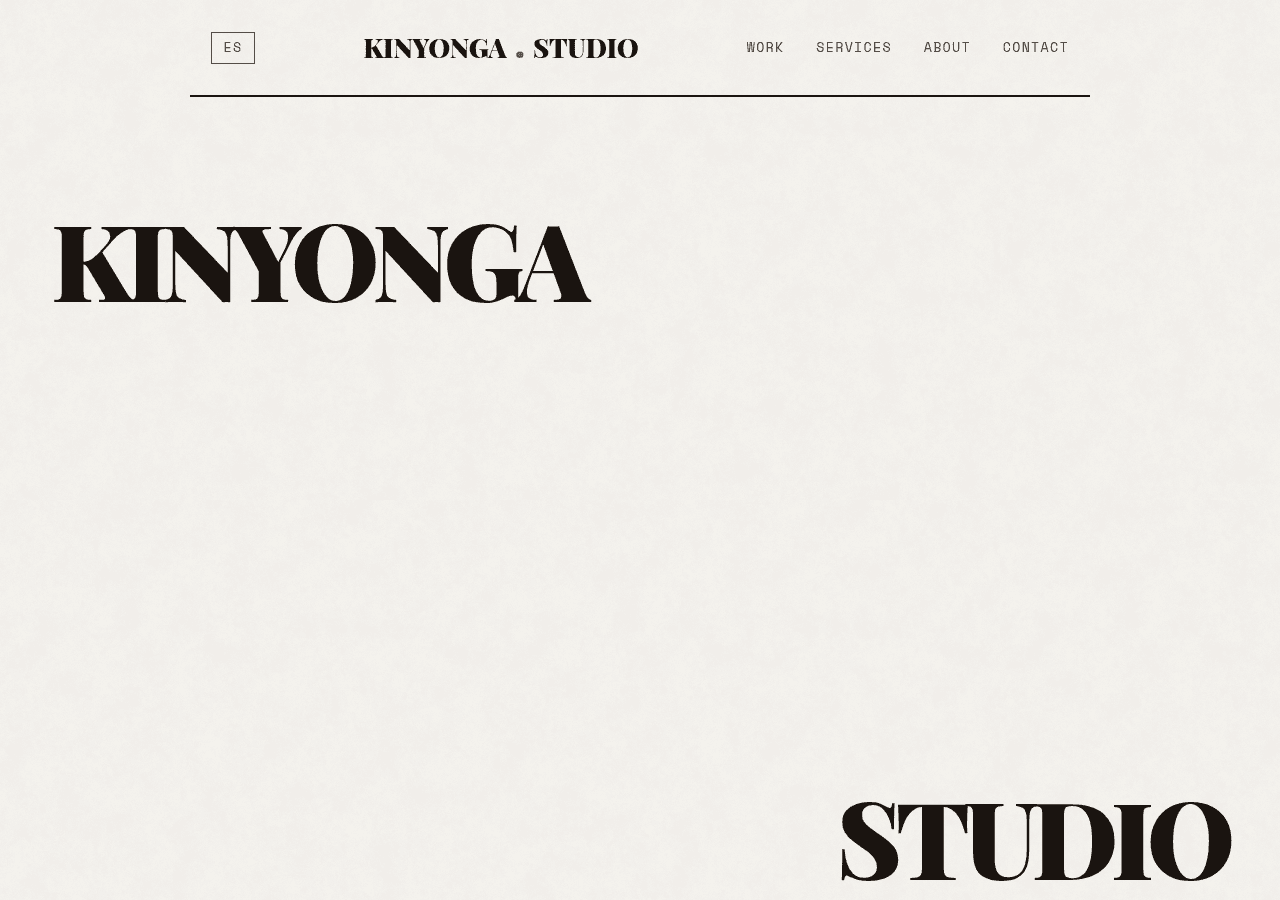Screenshot of kinyonga.studio