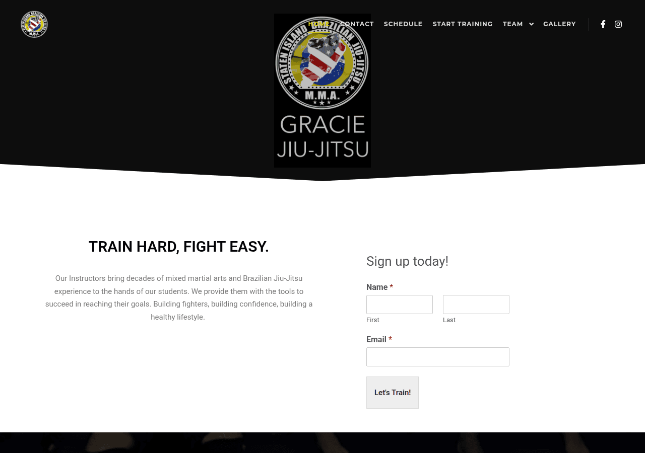 Screenshot of sibjjmma.com