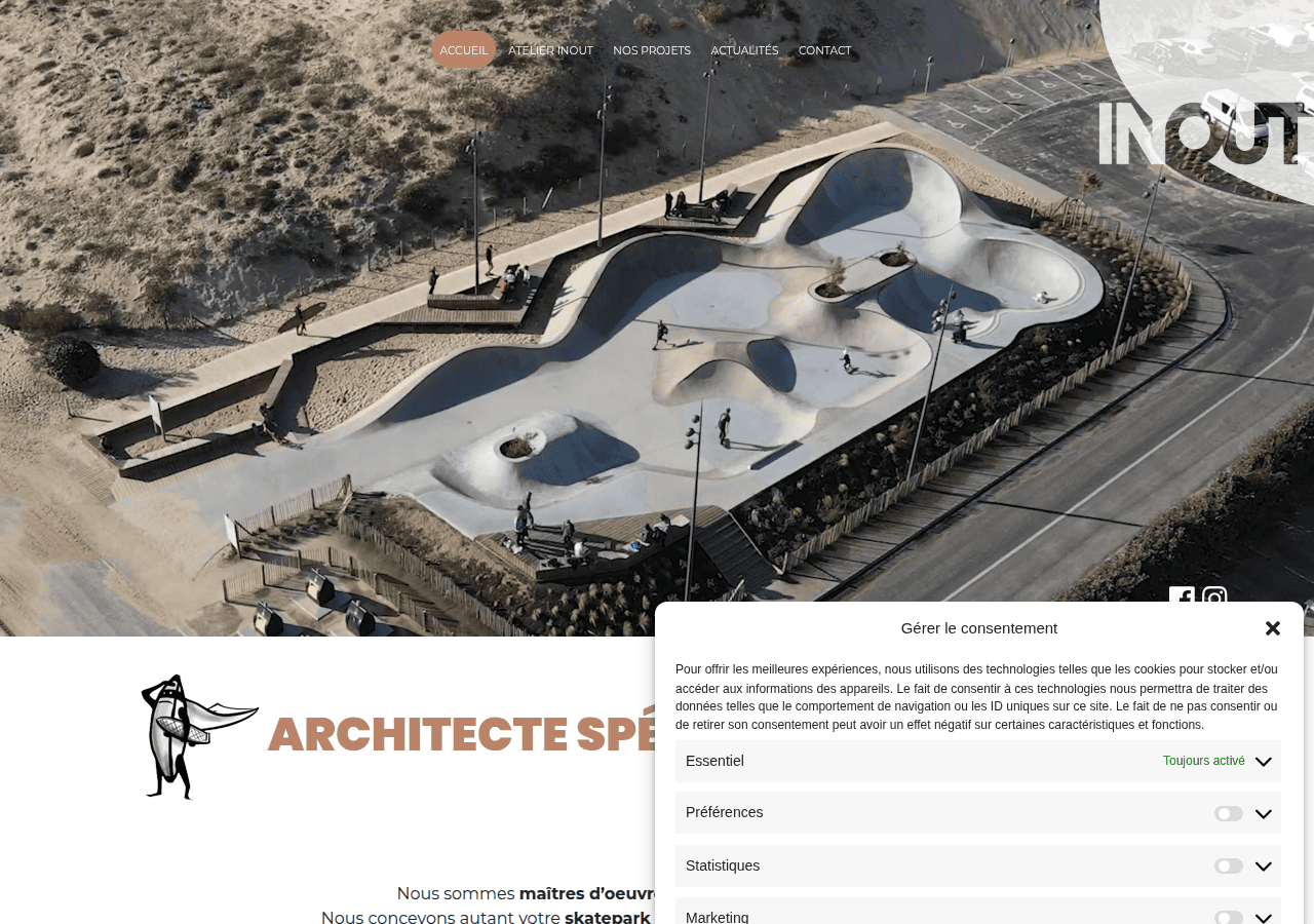 Screenshot of inoutconcept.com