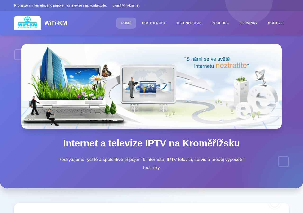 Screenshot of wifi-km.net