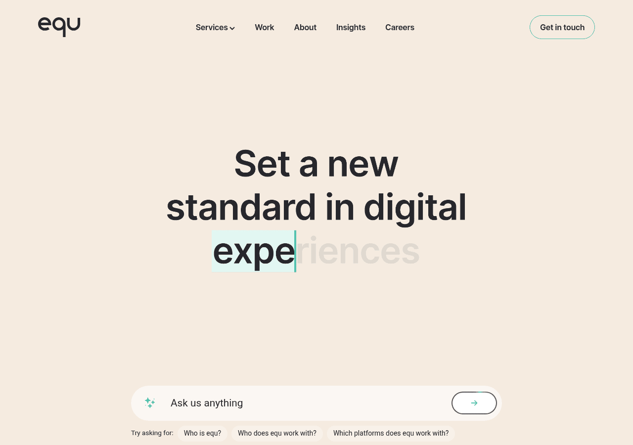 Screenshot of equ.com.au