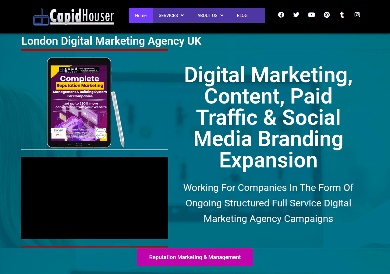Screenshot of capidhouser.com