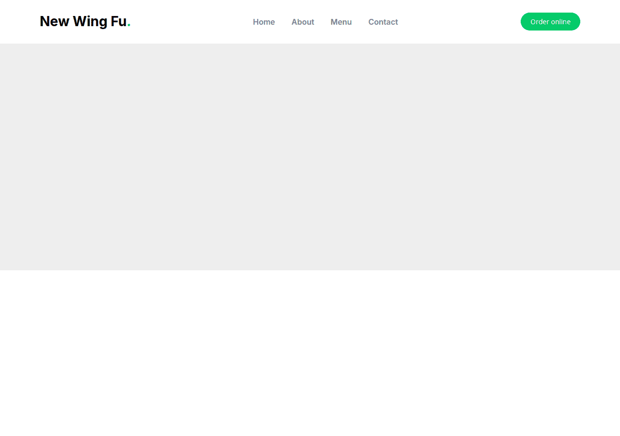 Screenshot of newwingfuchinese.co.uk