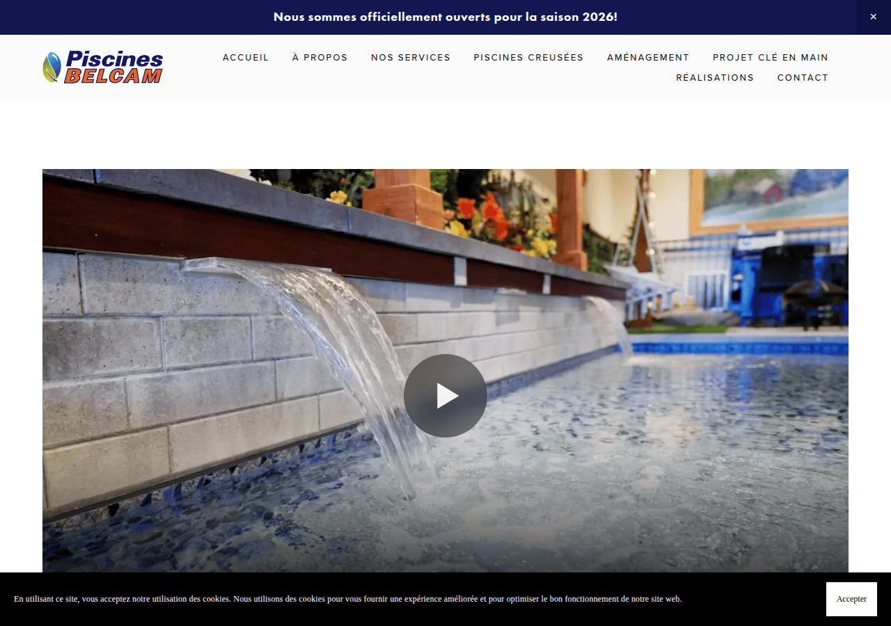 Screenshot of constructionbelcam.com