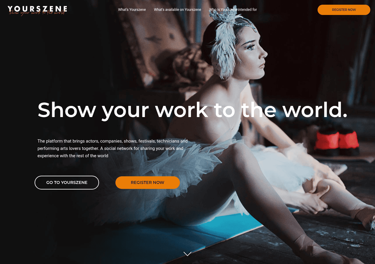 Screenshot of yourszene.com