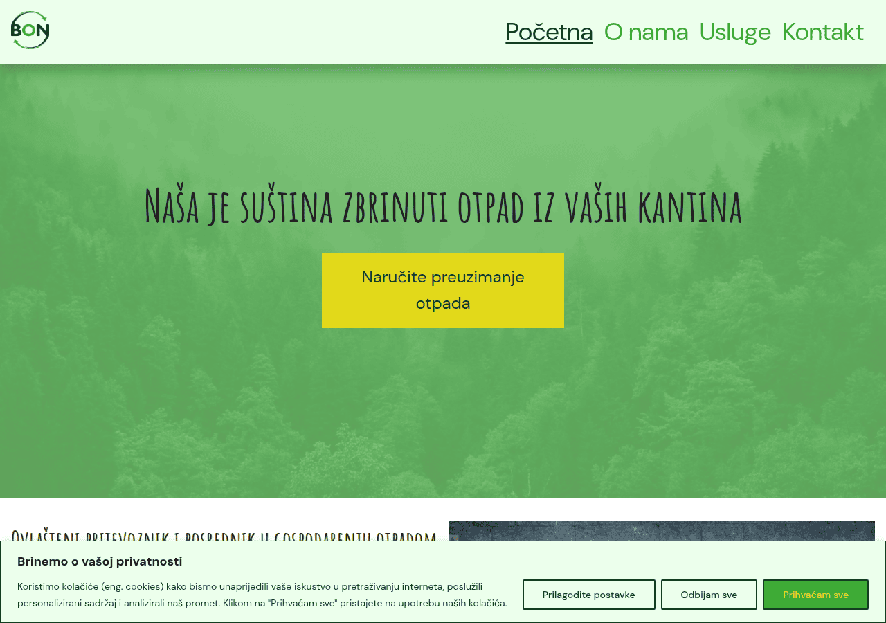 Screenshot of obrt-bon.hr