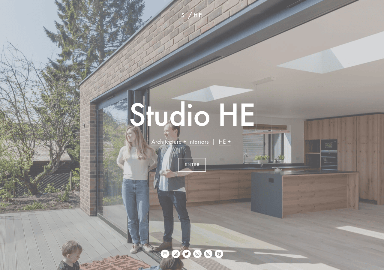 Screenshot of studio-he.com
