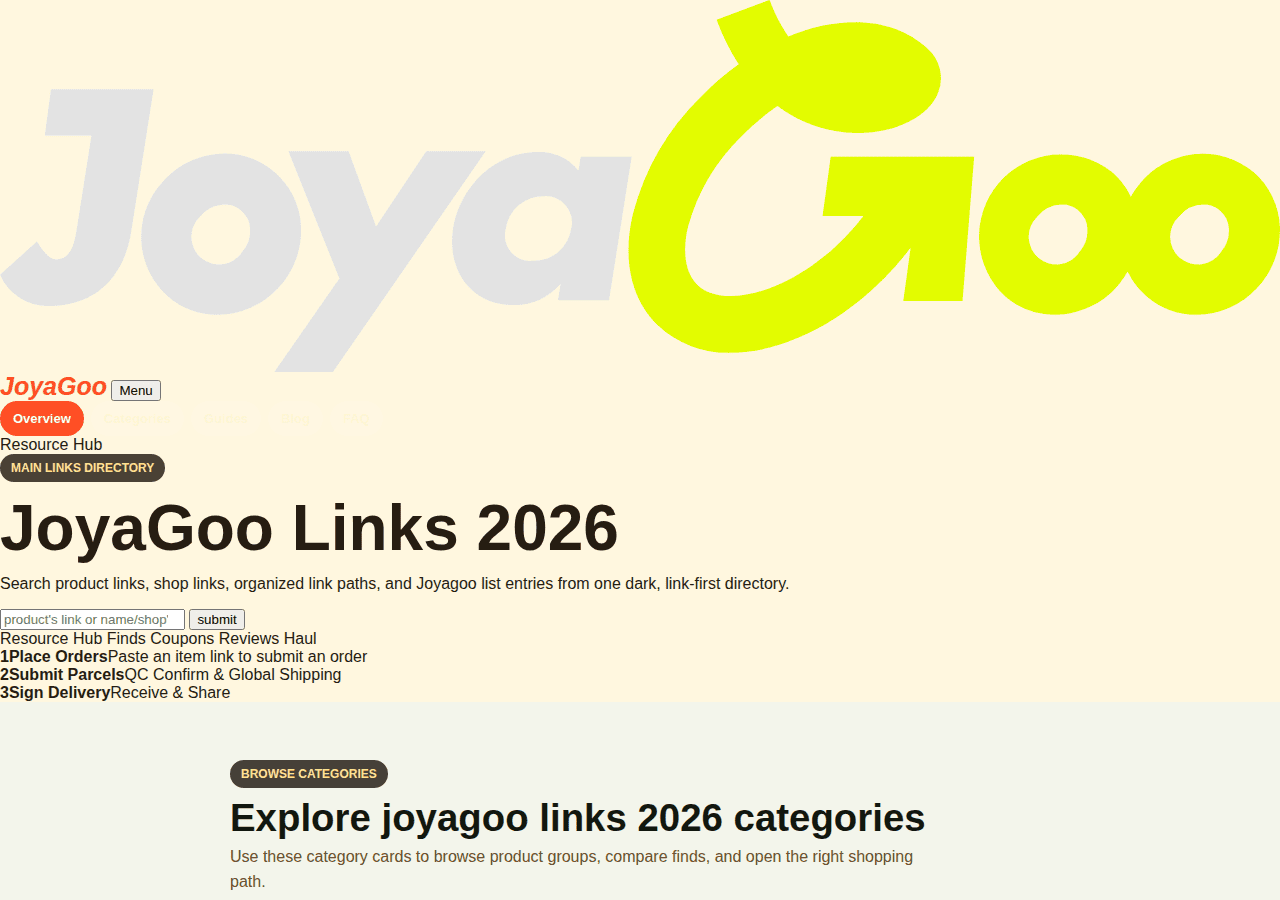 Screenshot of joyagoolink.net