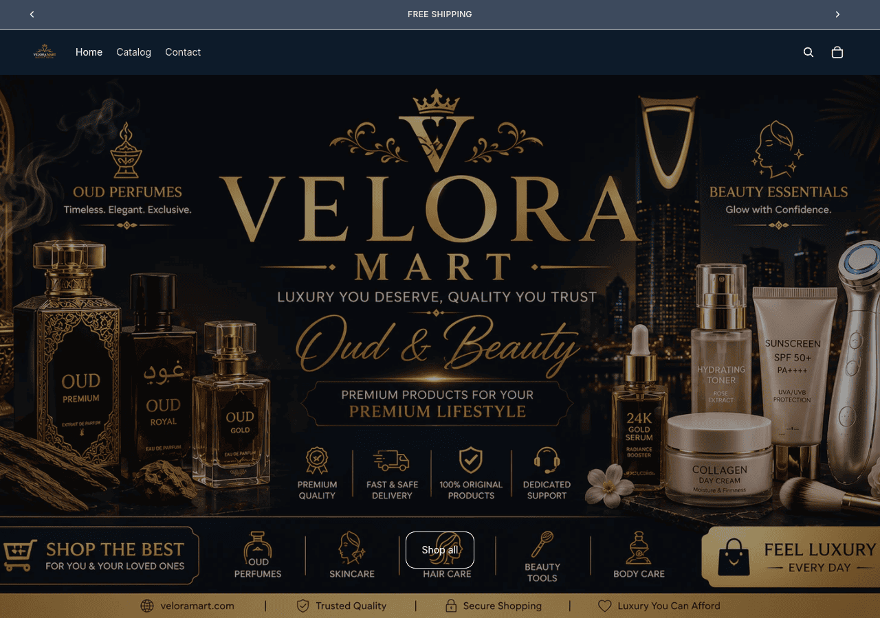 Screenshot of veloramart.online