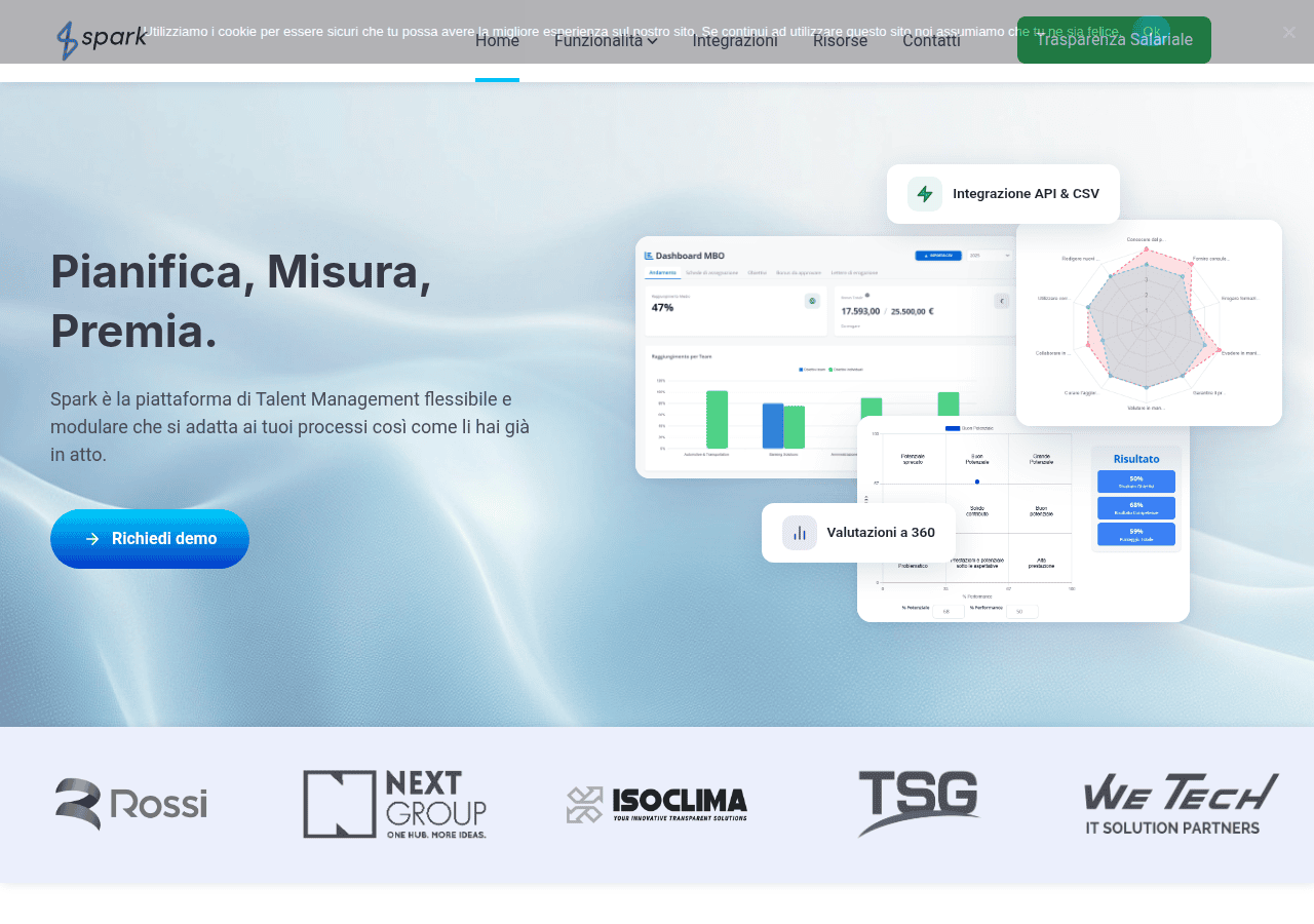 Screenshot of tryspark.co