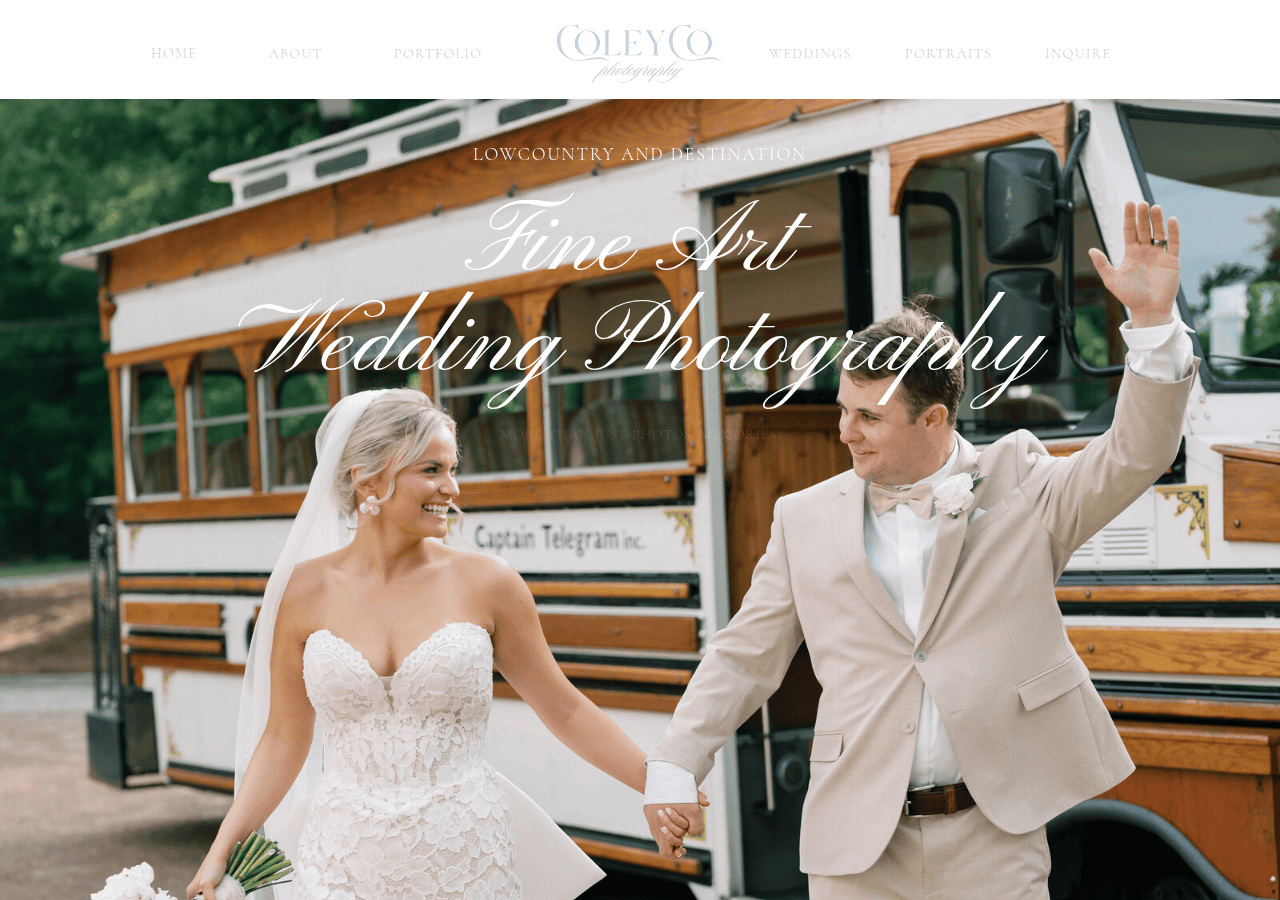 Screenshot of coleycophotography.com