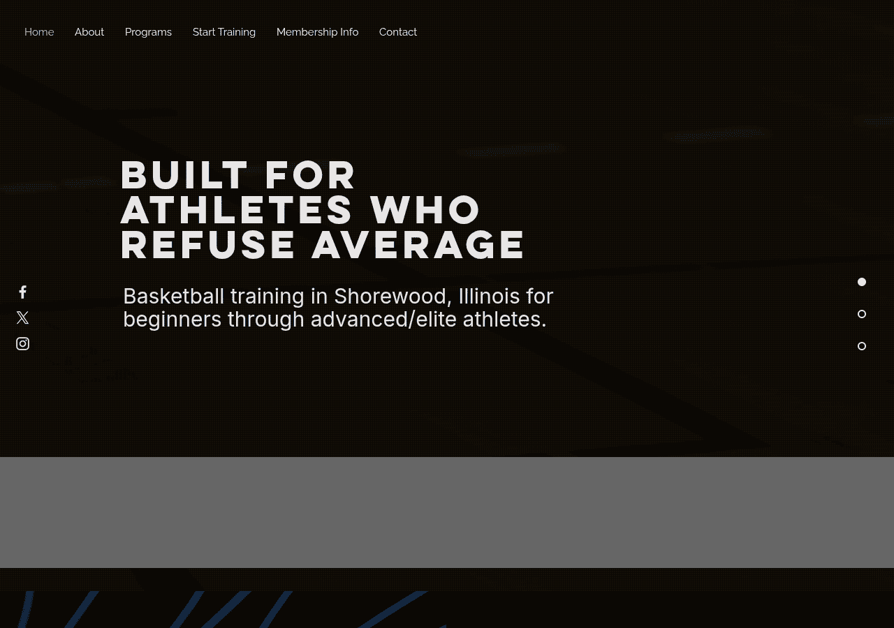 Screenshot of nomercysportstraining.com