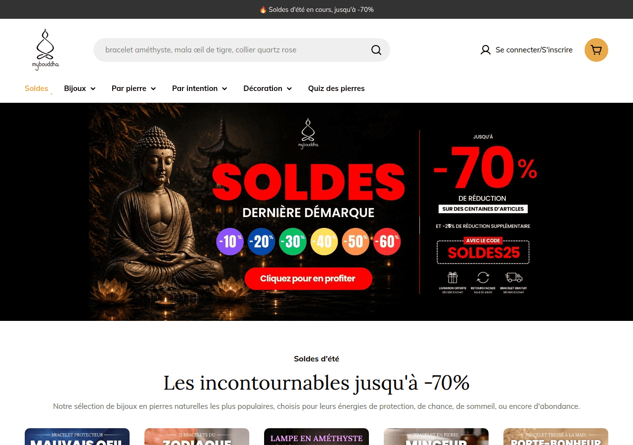 Screenshot of mybouddha.com