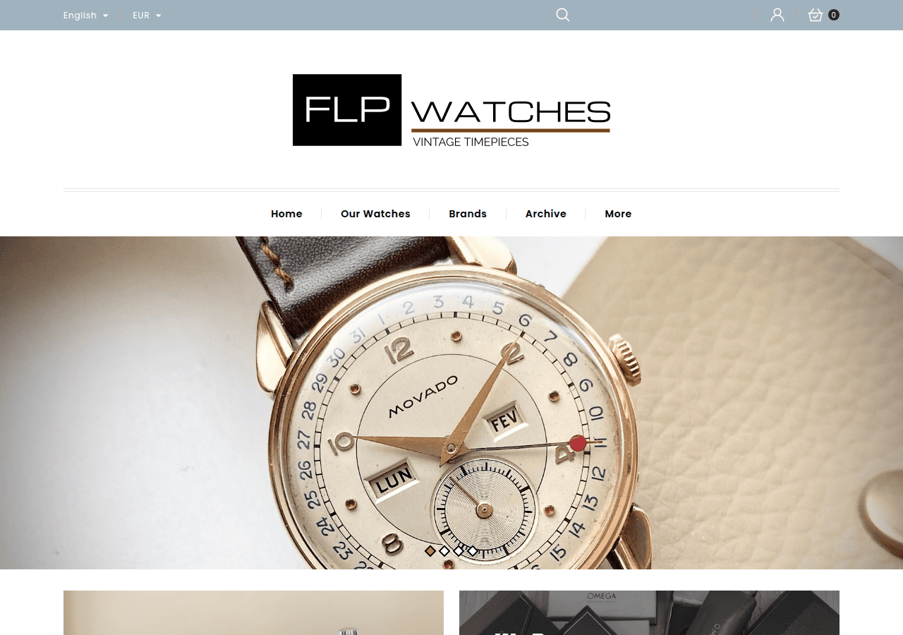 Screenshot of flpwatches.com