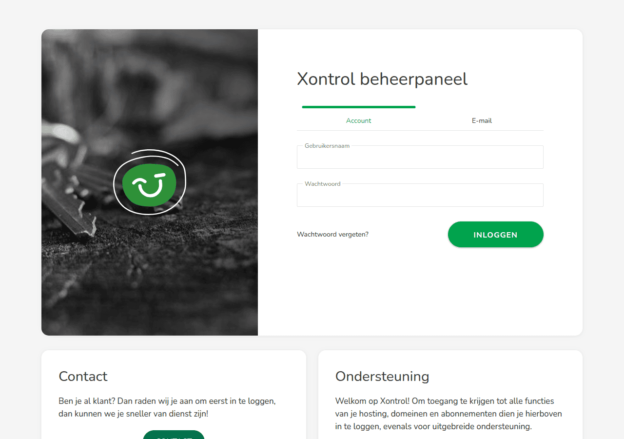 Screenshot of xontrol.nl