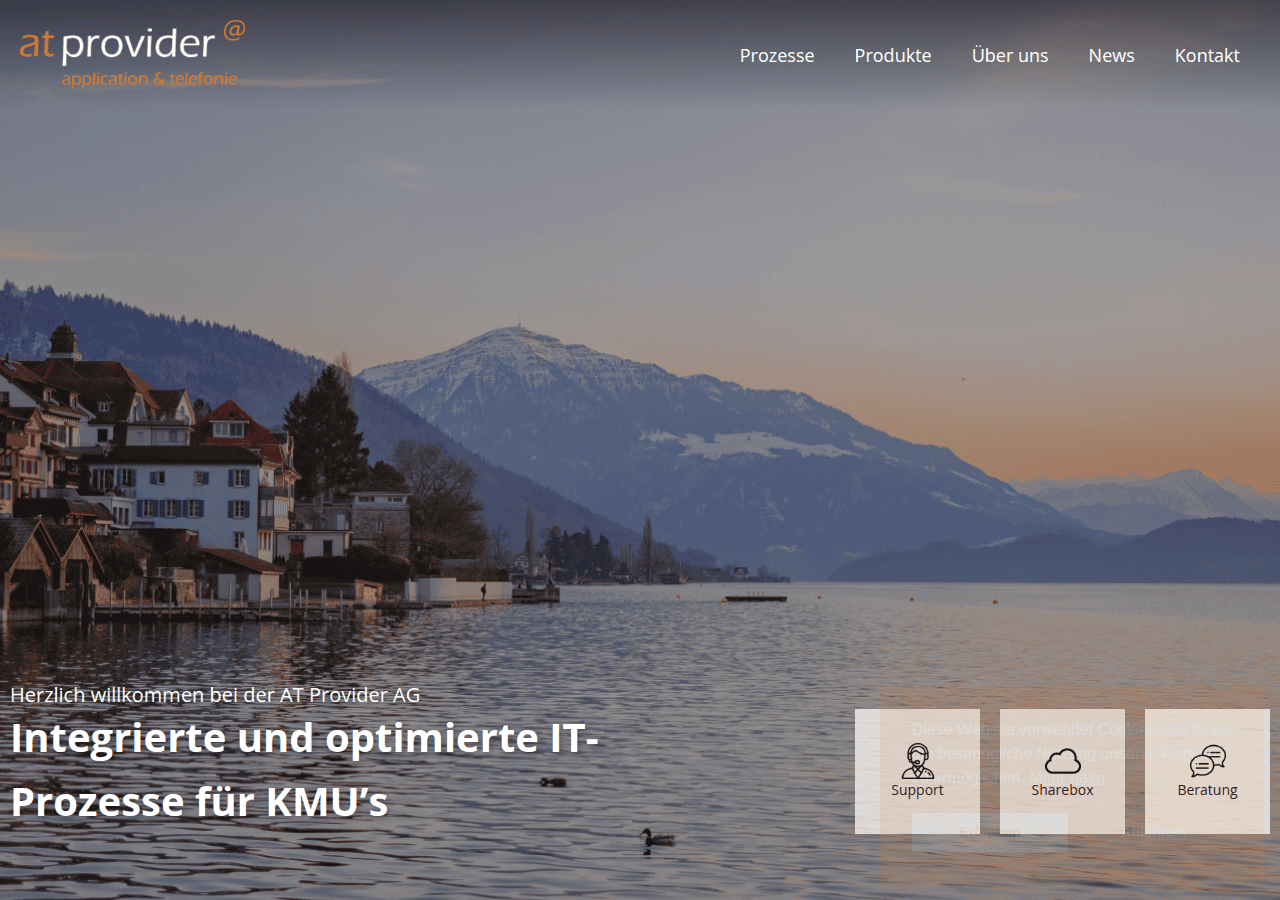 Screenshot of atprovider.ch