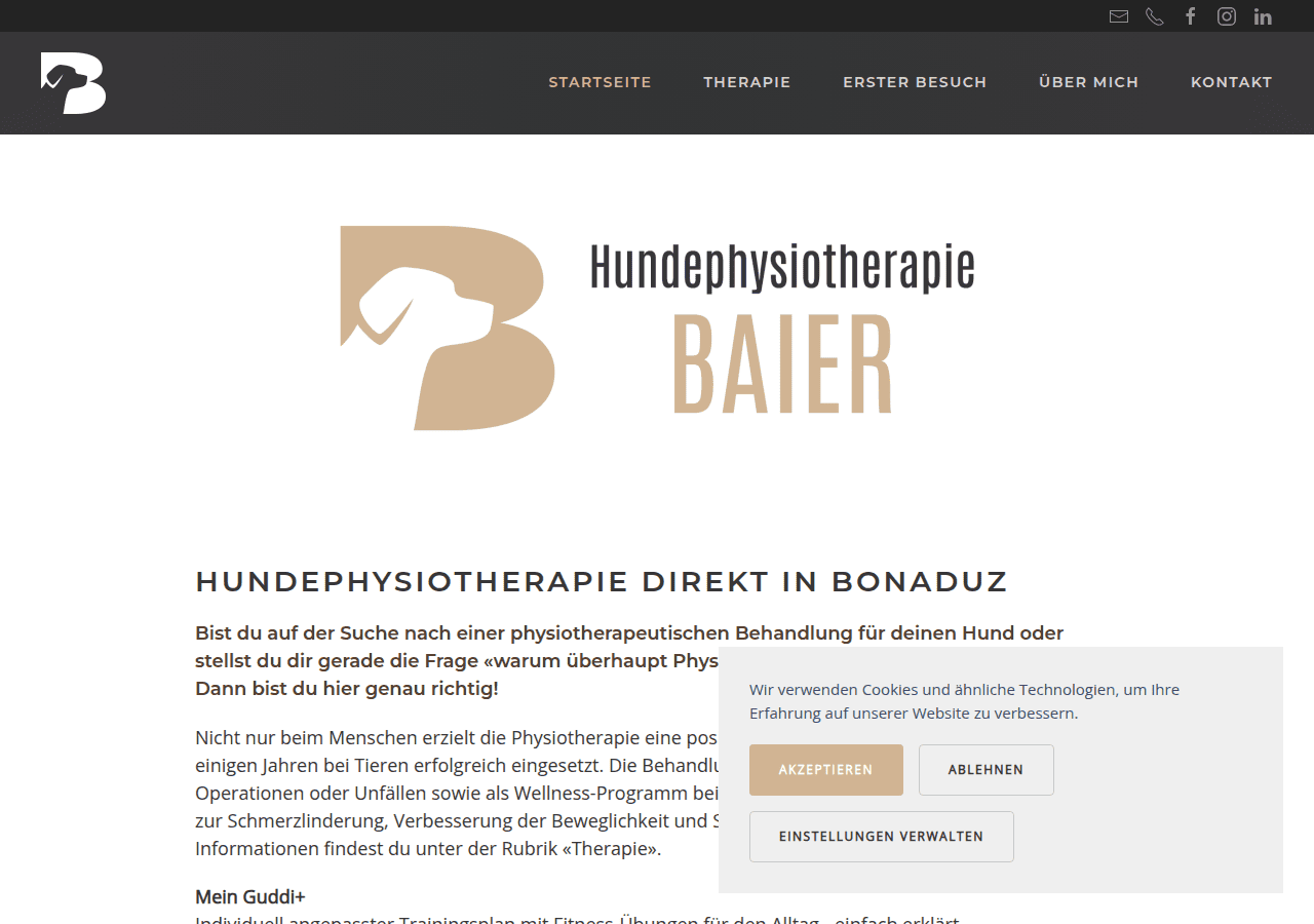 Screenshot of hptb.ch