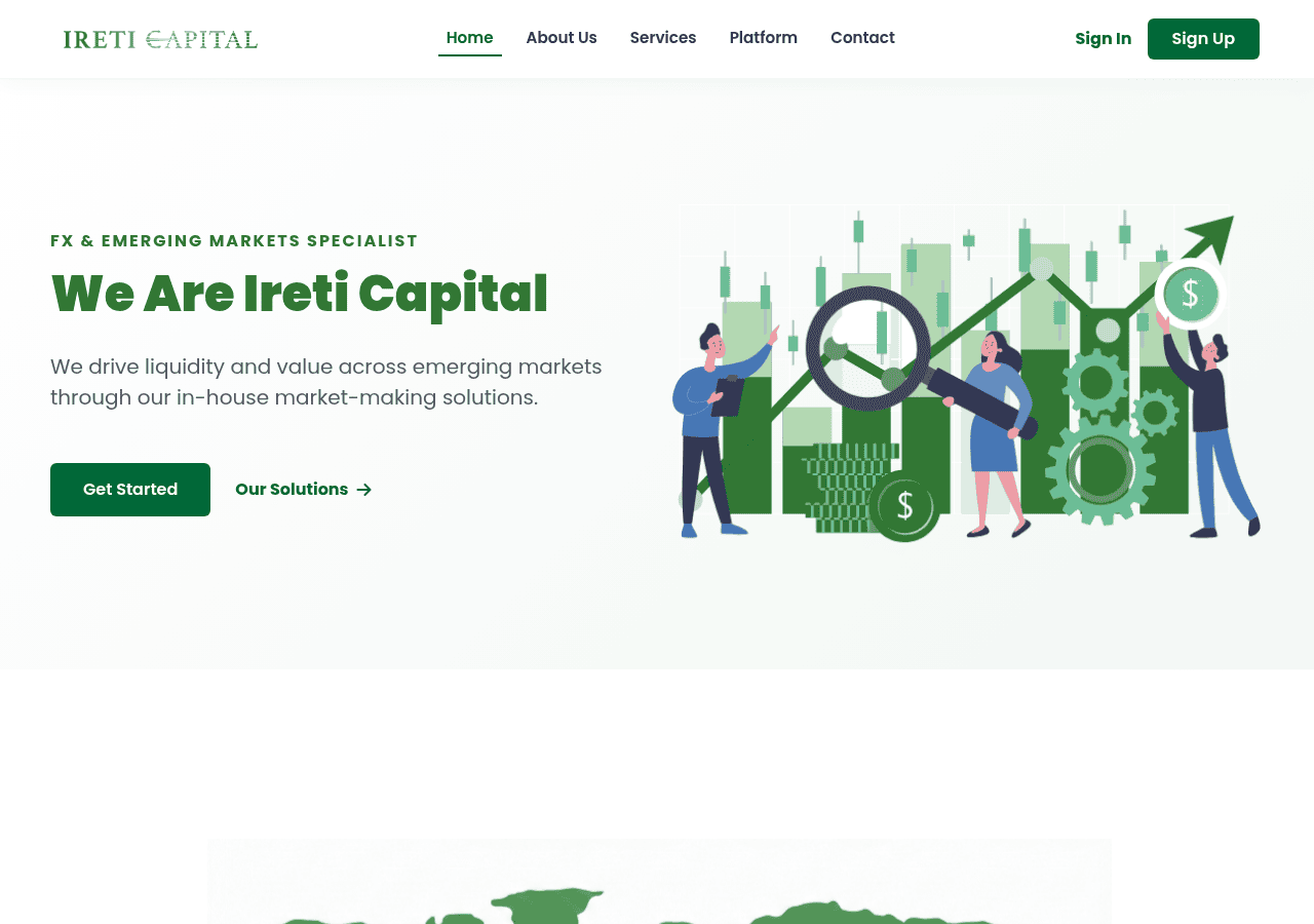Screenshot of ireticapital.com