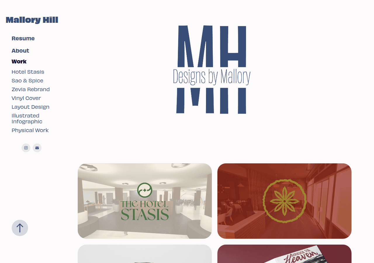 Screenshot of malloryhill.design