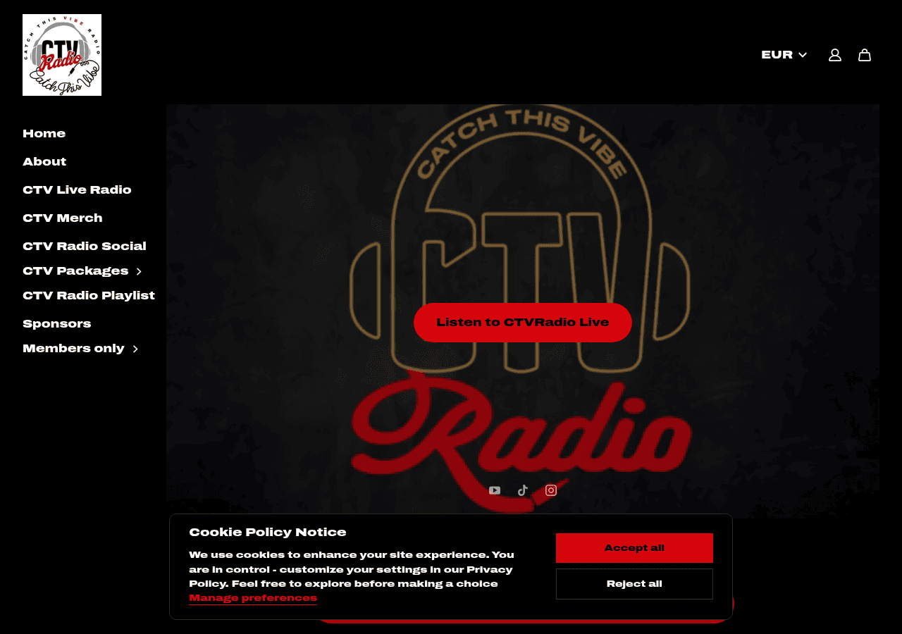 Screenshot of ctvradio.live